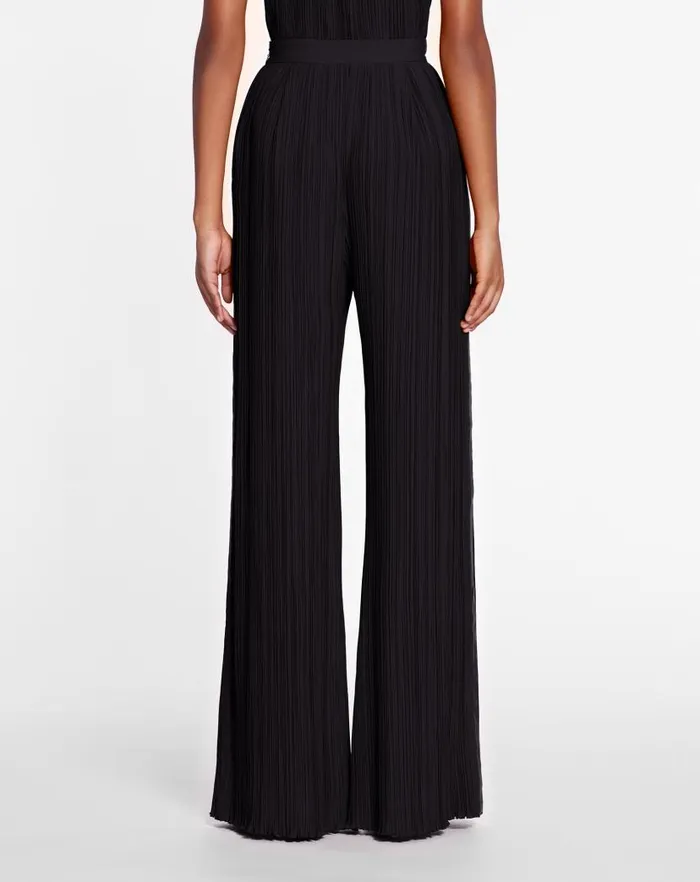 Women Lanvin Pants Pleated Pants Black Women Lanvin Pants Pleated Pants Black