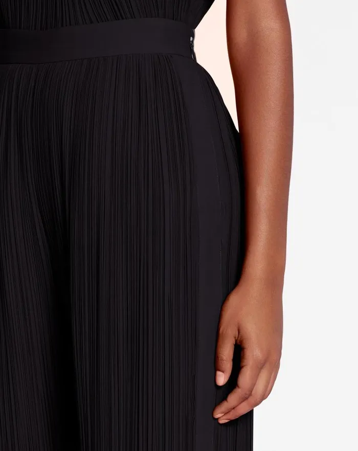 Women Lanvin Pants Pleated Pants Black Women Lanvin Pants Pleated Pants Black
