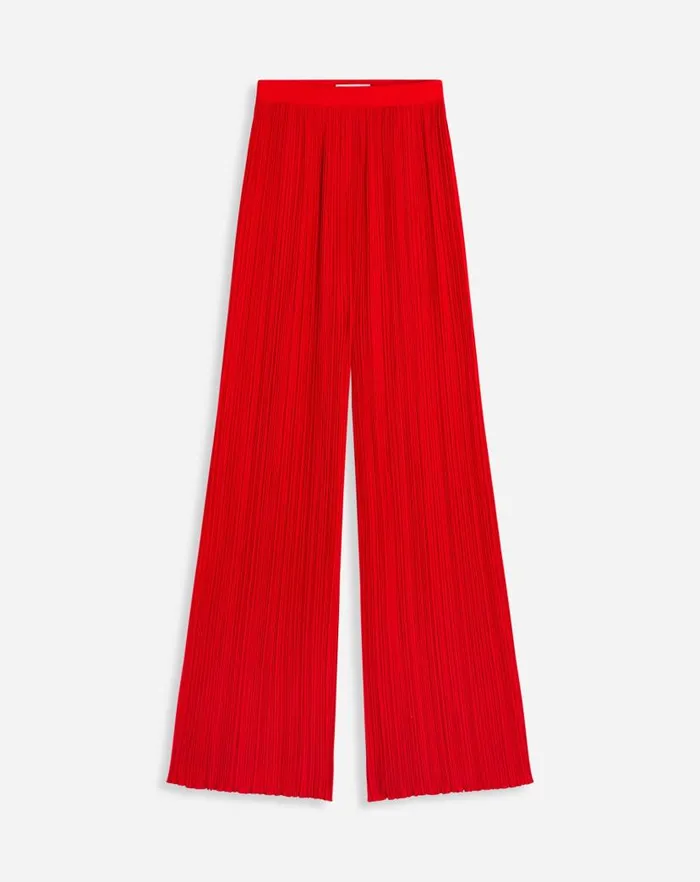 Women Lanvin Pants Pleated Pants Flame