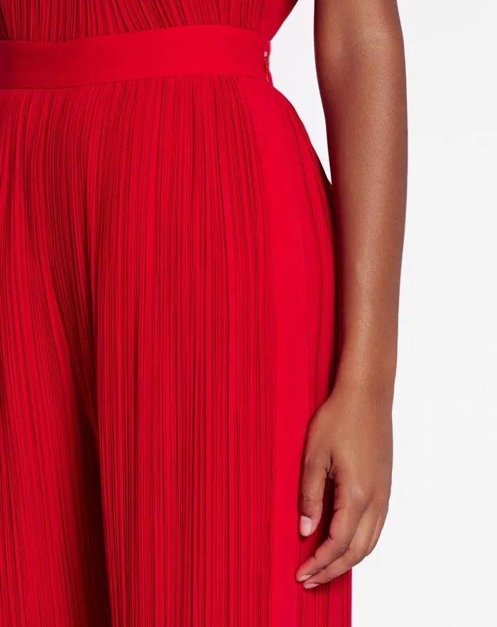 Women Lanvin Pants Pleated Pants Flame Women Lanvin Pants Pleated Pants Flame