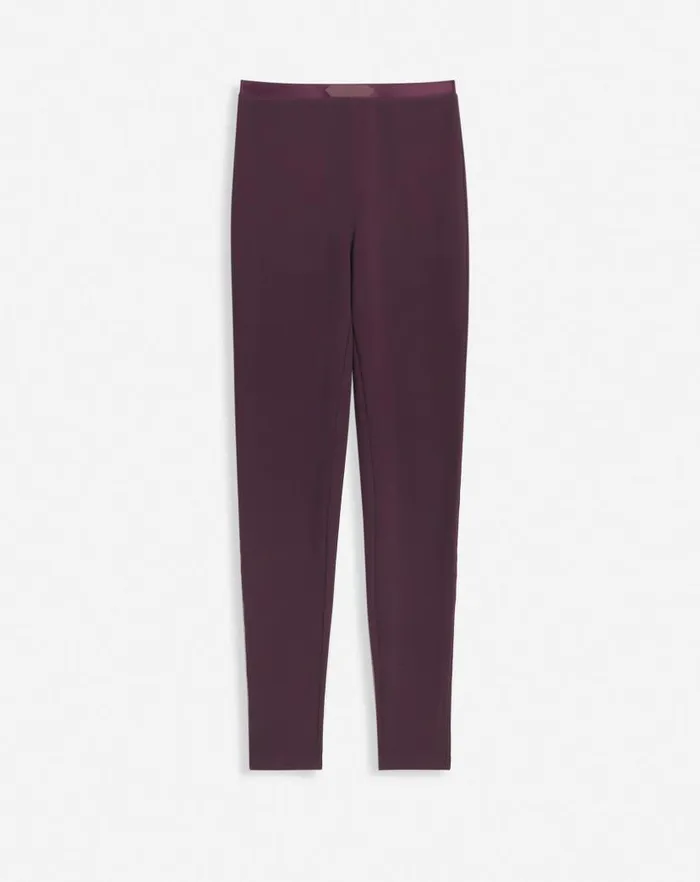 Women Lanvin Pants Sportswear Leggings Burgundy