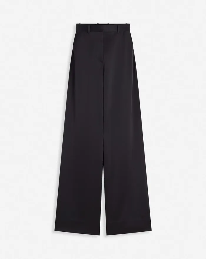 Women Lanvin Pants Wideleg Tailored Pants Black