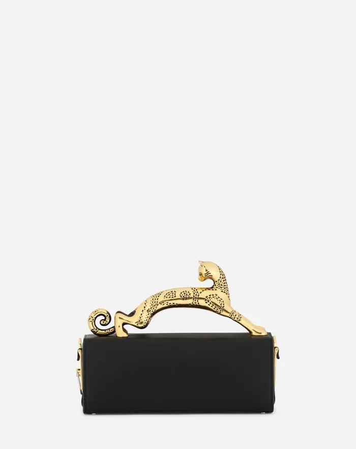 Women Lanvin Pencil Medium Pencil Cat Leather Bag Black Women Lanvin Pencil Medium Pencil Cat Leather Bag Black