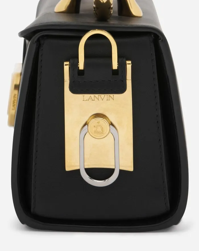 Women Lanvin Pencil Medium Pencil Cat Leather Bag Black Women Lanvin Pencil Medium Pencil Cat Leather Bag Black
