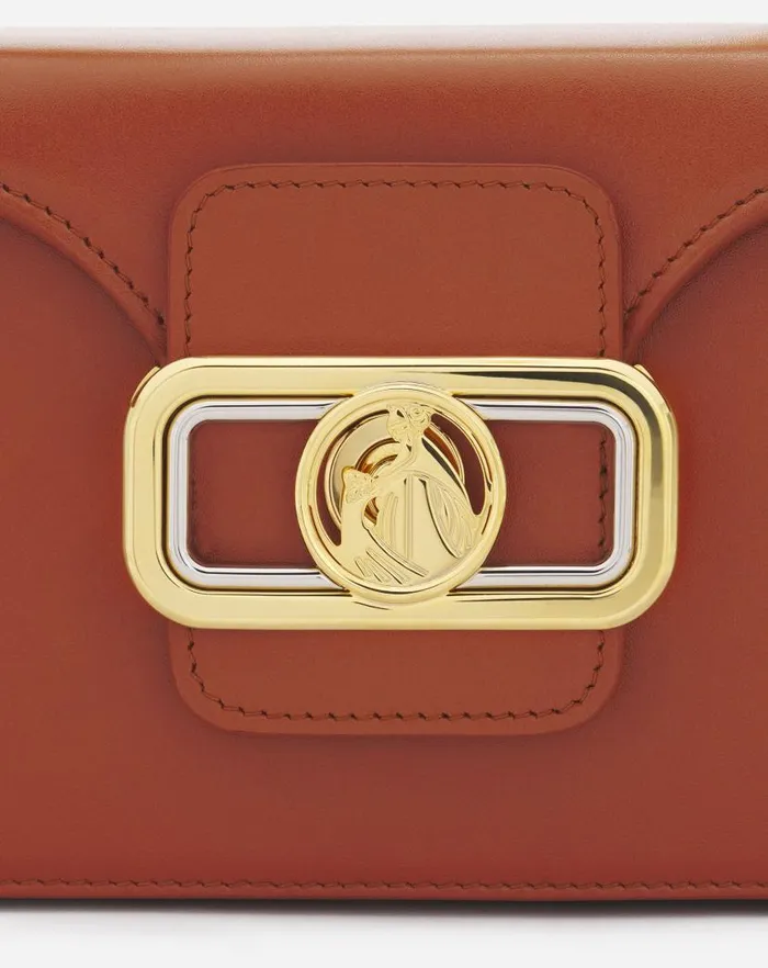 Women Lanvin Pencil Medium Pencil Cat Leather Bag Tan