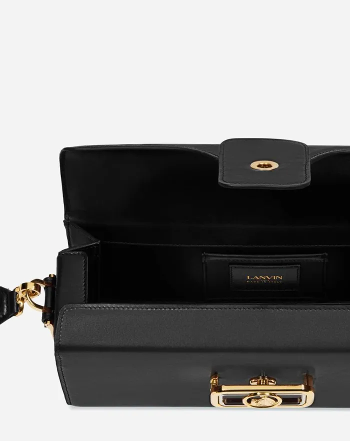 Women Lanvin Pencil Medium Pencil Leather Bag Black