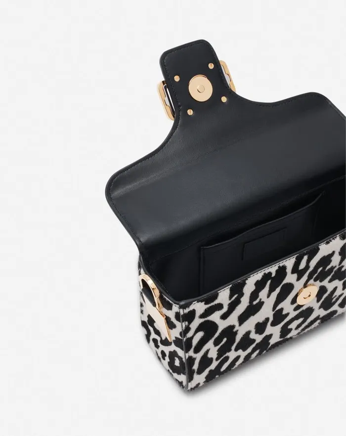Women Lanvin Pencil Nano Pencil Cat Bag In Ponyeffect Leather Blackwhite Women Lanvin Pencil Nano Pencil Cat Bag In Ponyeffect Leather Blackwhite