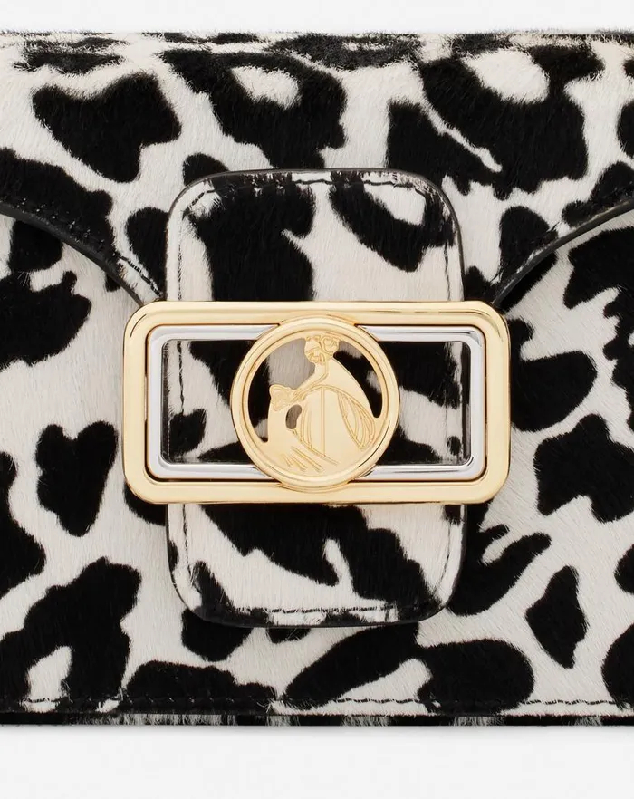 Women Lanvin Pencil Nano Pencil Cat Bag In Ponyeffect Leather Blackwhite Women Lanvin Pencil Nano Pencil Cat Bag In Ponyeffect Leather Blackwhite