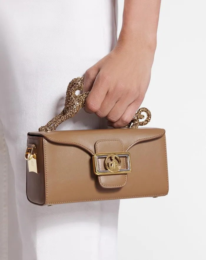 Women Lanvin Pencil Nano Pencil Cat Leather Bag Desert Women Lanvin Pencil Nano Pencil Cat Leather Bag Desert