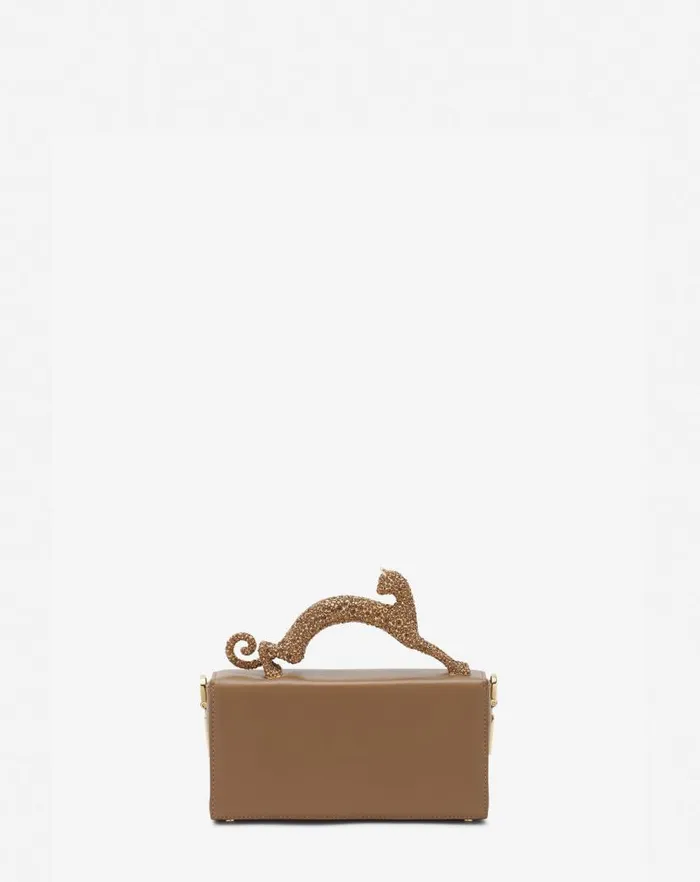 Women Lanvin Pencil Nano Pencil Cat Leather Bag Desert Women Lanvin Pencil Nano Pencil Cat Leather Bag Desert