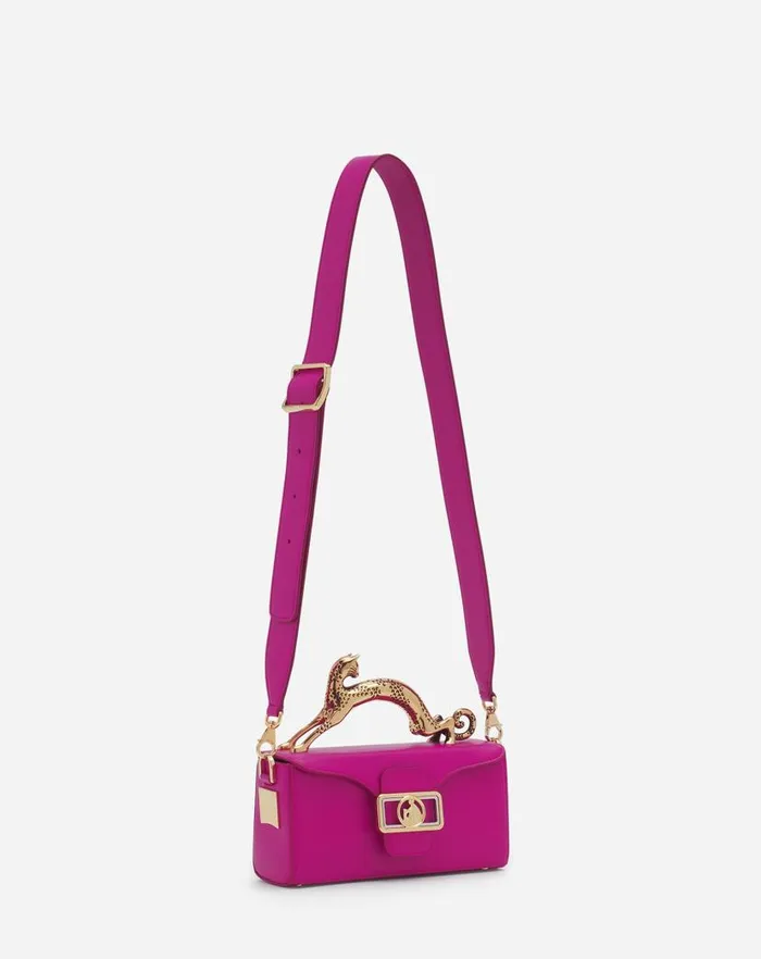 Women Lanvin Pencil Nano Pencil Cat Leather Bag Fuchsia Women Lanvin Pencil Nano Pencil Cat Leather Bag Fuchsia