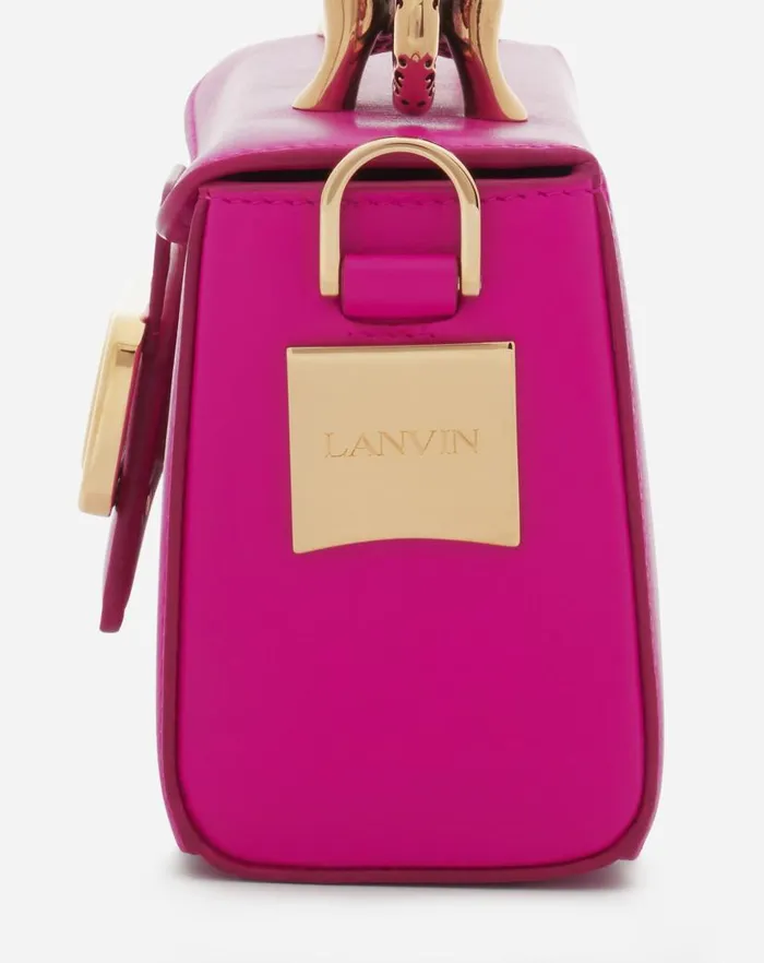 Women Lanvin Pencil Nano Pencil Cat Leather Bag Fuchsia Women Lanvin Pencil Nano Pencil Cat Leather Bag Fuchsia