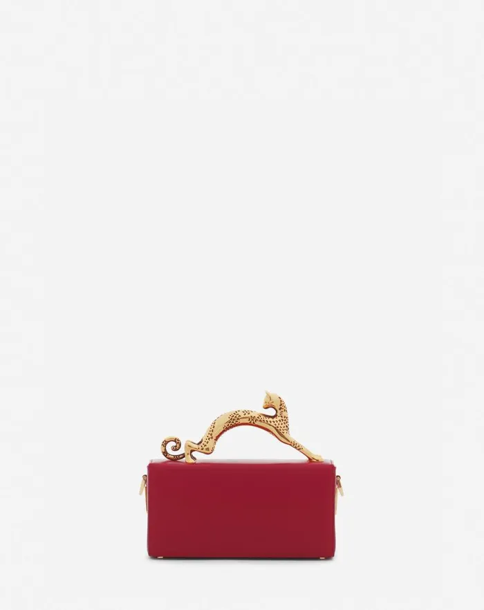 Women Lanvin Pencil Nano Pencil Cat Leather Bag Turkish Red Women Lanvin Pencil Nano Pencil Cat Leather Bag Turkish Red