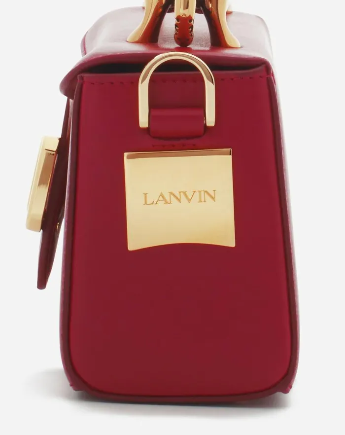 Women Lanvin Pencil Nano Pencil Cat Leather Bag Turkish Red Women Lanvin Pencil Nano Pencil Cat Leather Bag Turkish Red