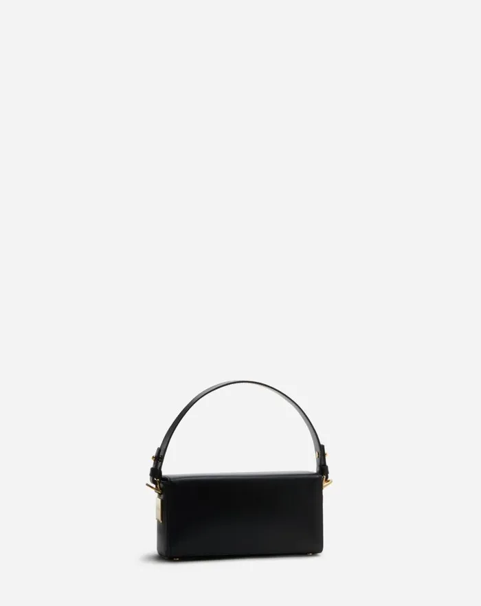 Women Lanvin Pencil Shiny Leather Nano Pencil Bag Black