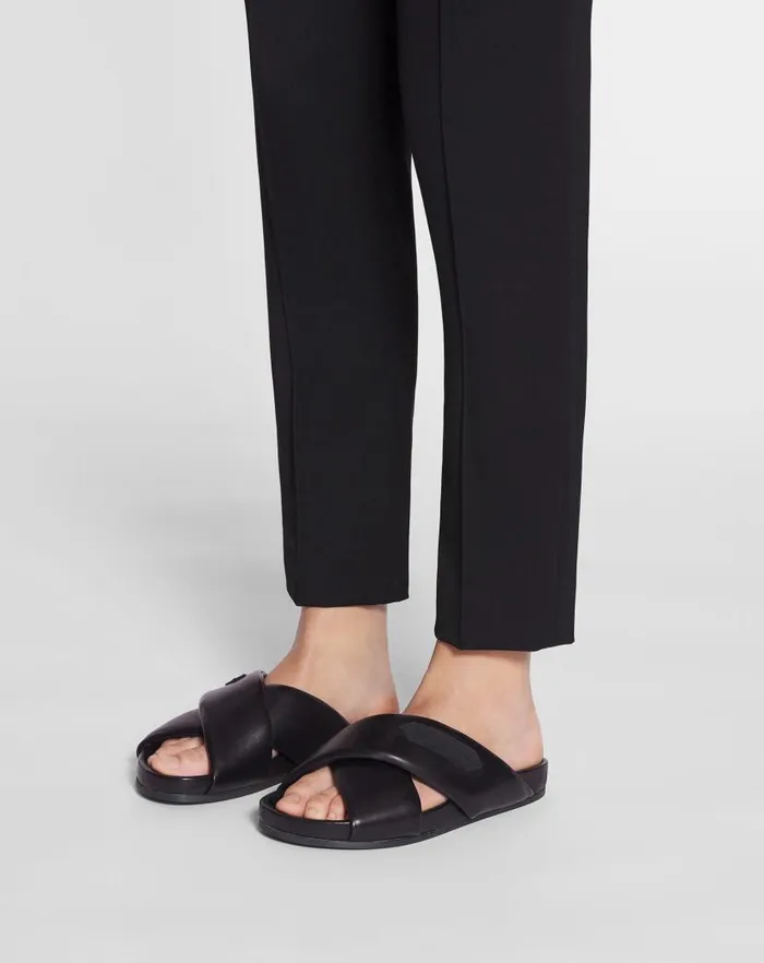 Women Lanvin Sandals and Mules Lanvin Tinkle Sandals In Leather Black