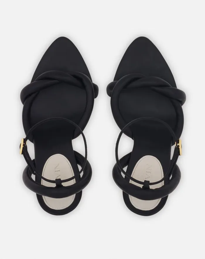 Women Lanvin Sandals and Mules Rythms By Lanvin Leather Sandals Black Women Lanvin Sandals and Mules Rythms By Lanvin Leather Sandals Black