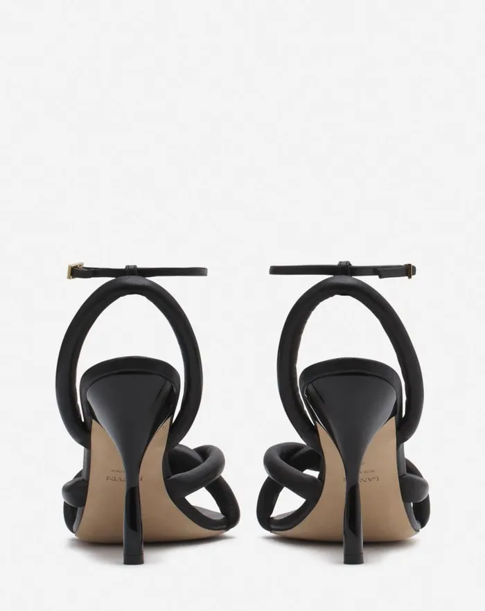 Women Lanvin Sandals and Mules Rythms By Lanvin Leather Sandals Black Women Lanvin Sandals and Mules Rythms By Lanvin Leather Sandals Black