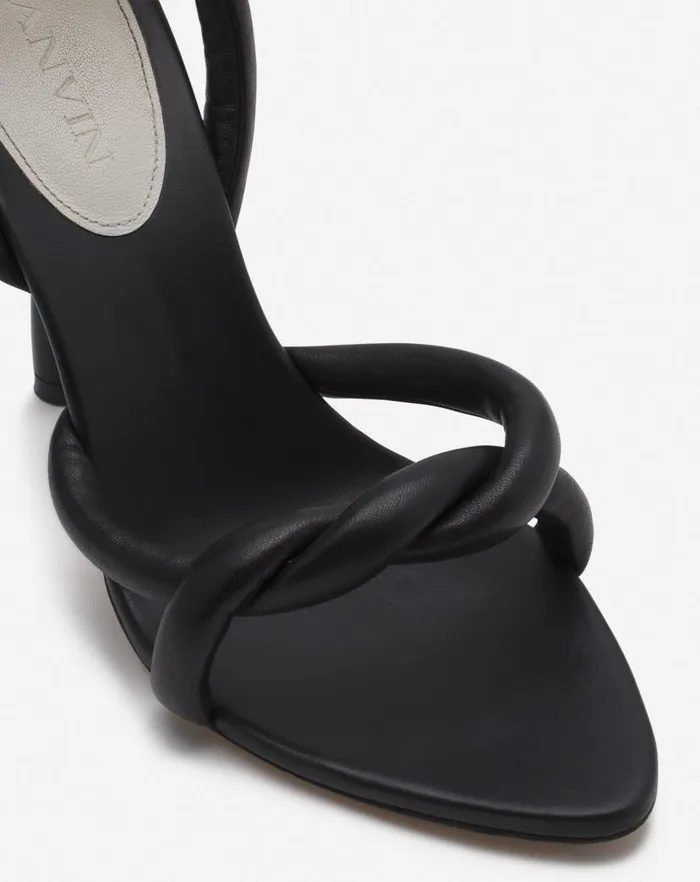 Women Lanvin Sandals and Mules Rythms By Lanvin Leather Sandals Black Women Lanvin Sandals and Mules Rythms By Lanvin Leather Sandals Black