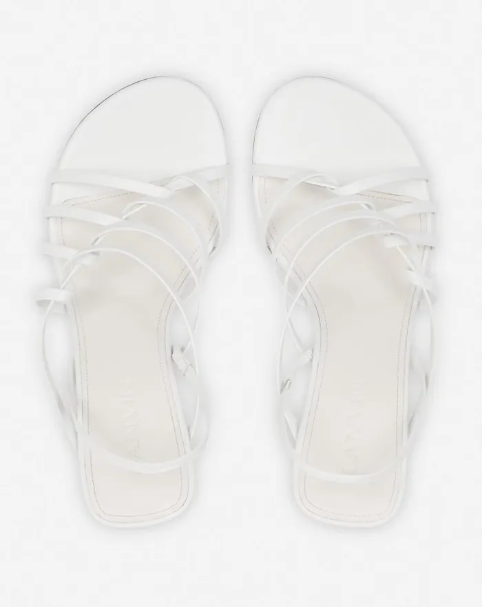 Women Lanvin Sandals and Mules Squence By Lanvin Leather Sandals Beigesilver Women Lanvin Sandals and Mules Squence By Lanvin Leather Sandals Beigesilver