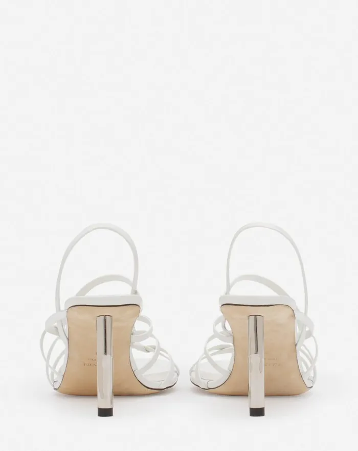 Women Lanvin Sandals and Mules Squence By Lanvin Leather Sandals Beigesilver Women Lanvin Sandals and Mules Squence By Lanvin Leather Sandals Beigesilver