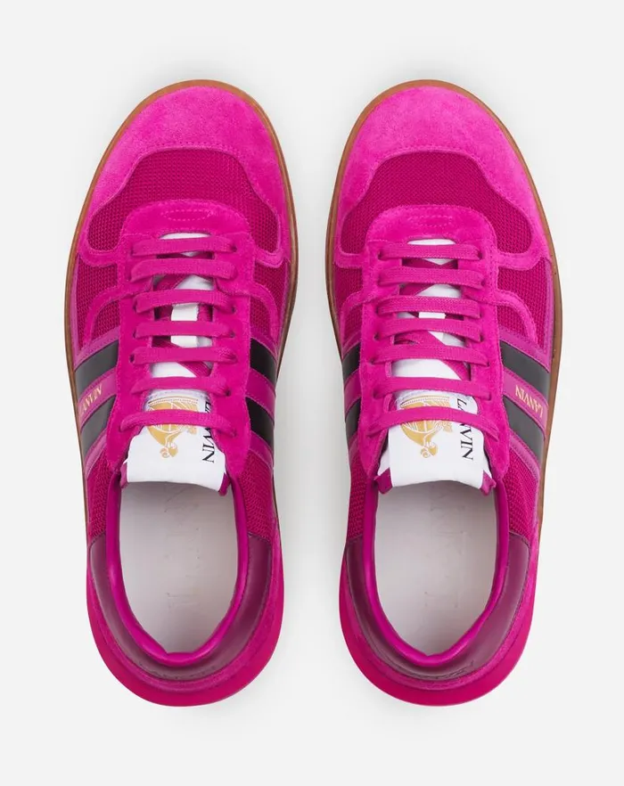 Women Lanvin Sneakers Clay Mesh Sneakers Fuchsiablue Women Lanvin Sneakers Clay Mesh Sneakers Fuchsiablue