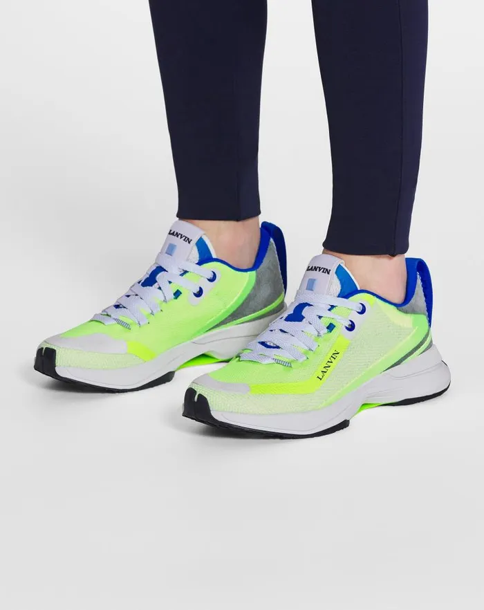 Women Lanvin Sneakers Li Mesh Sneakers Optic Whitegreen Women Lanvin Sneakers Li Mesh Sneakers Optic Whitegreen