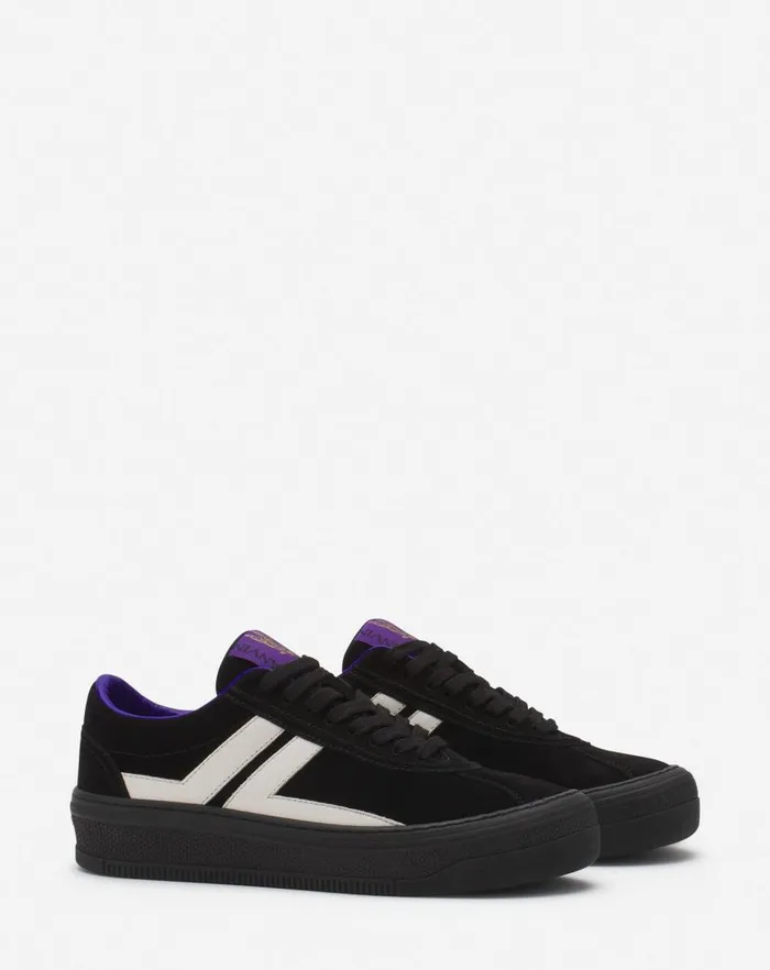 Women Lanvin Sneakers Lanvin X Future Leather Cash Sneakers For Women Blackoff White Women Lanvin Sneakers Lanvin X Future Leather Cash Sneakers For Women Blackoff White