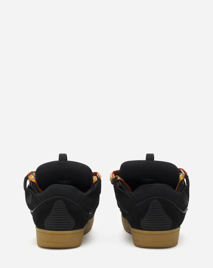 Women Lanvin Sneakers Leather Curb Sneakers Black Women Lanvin Sneakers Leather Curb Sneakers Black