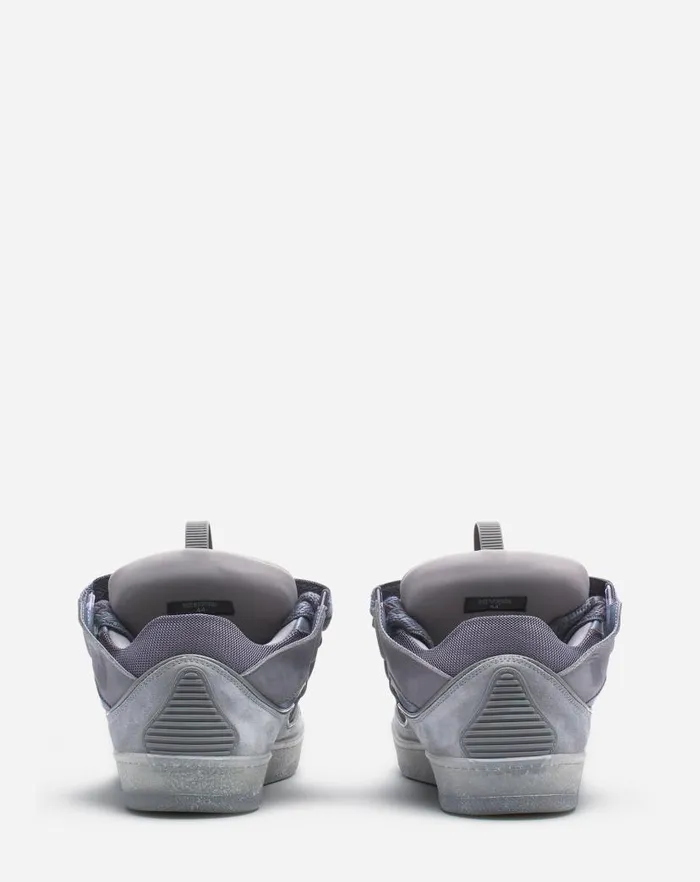Women Lanvin Sneakers Leather Curb Sneakers Light Grey Women Lanvin Sneakers Leather Curb Sneakers Light Grey