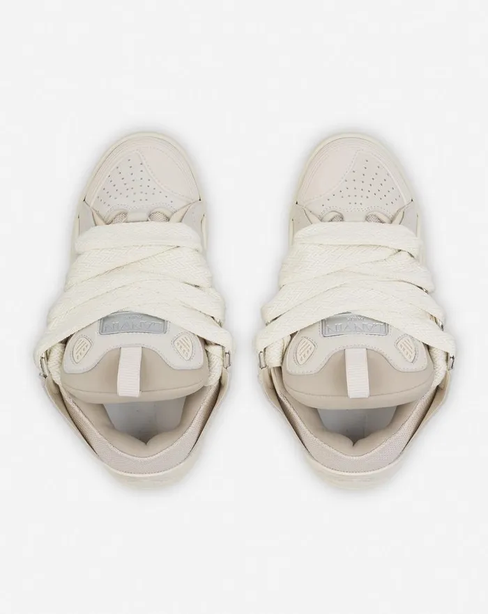 Women Lanvin Sneakers Leather Curb Sneakers Peach Women Lanvin Sneakers Leather Curb Sneakers Peach