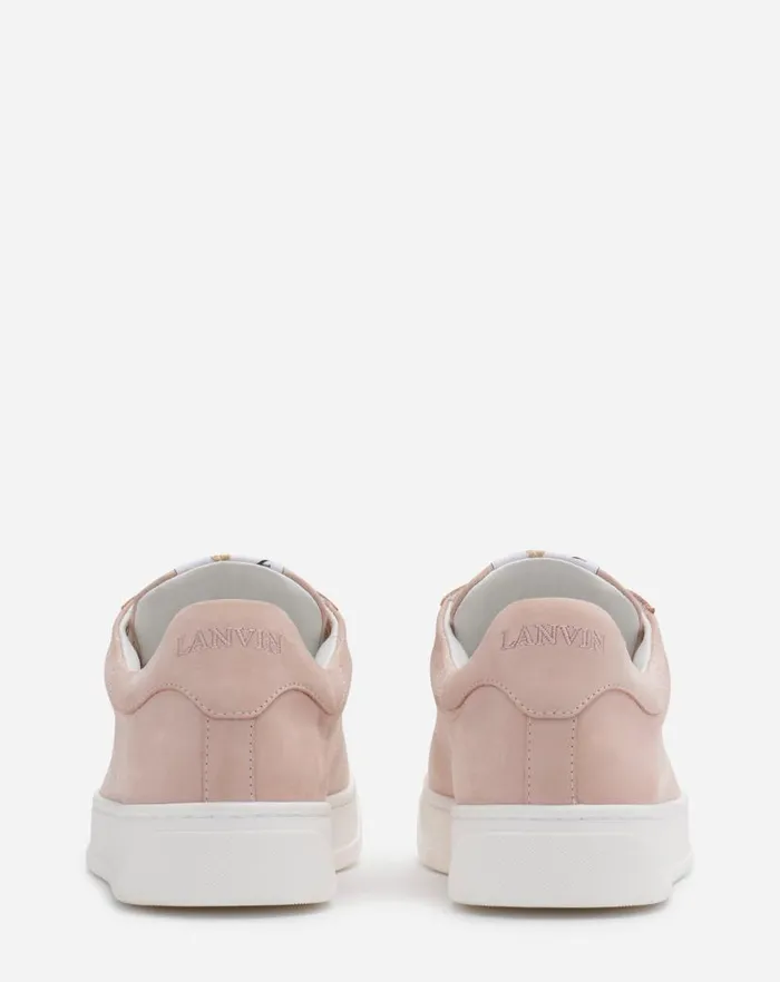 Women Lanvin Sneakers Suede Ddb0 Sneakers Pink Blossom