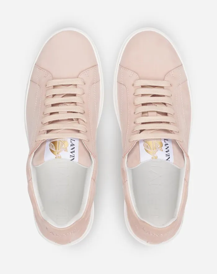 Women Lanvin Sneakers Suede Ddb0 Sneakers Pink Blossom