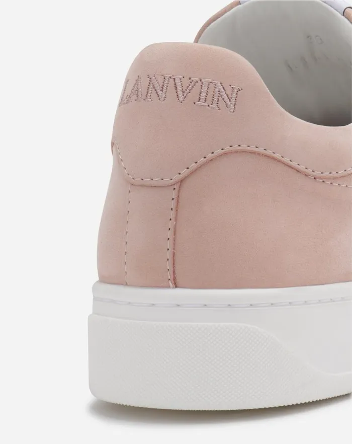 Women Lanvin Sneakers Suede Ddb0 Sneakers Pink Blossom