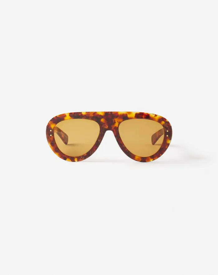 Women Lanvin Sunglasses Aviator Sunglasses Amberturtoise