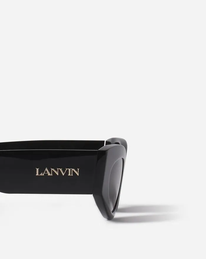 Women Lanvin Sunglasses Lanvin Logo Sunglasses Black Women Lanvin Sunglasses Lanvin Logo Sunglasses Black