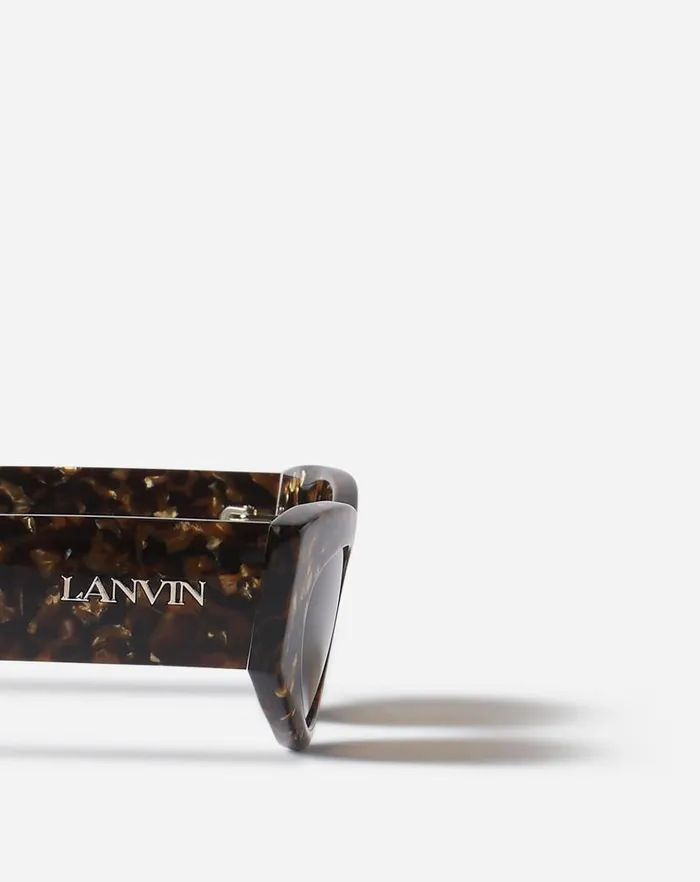 Women Lanvin Sunglasses Lanvin Logo Sunglasses Goldbrown Women Lanvin Sunglasses Lanvin Logo Sunglasses Goldbrown