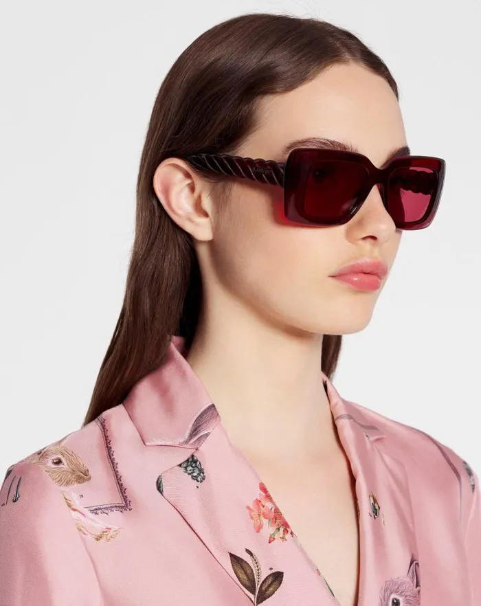 Women Lanvin Sunglasses Twist Sunglasses Pink