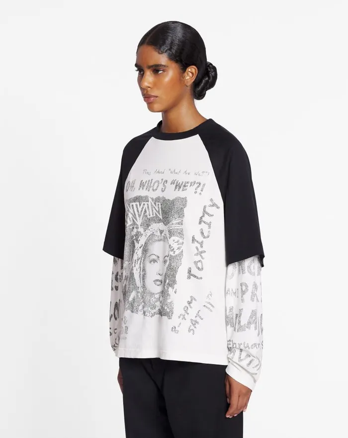 Women Lanvin TShirts and Sweatshirts Lanvin X Future Longsleeved Print Tshirt Black Women Lanvin TShirts and Sweatshirts Lanvin X Future Longsleeved Print Tshirt Black