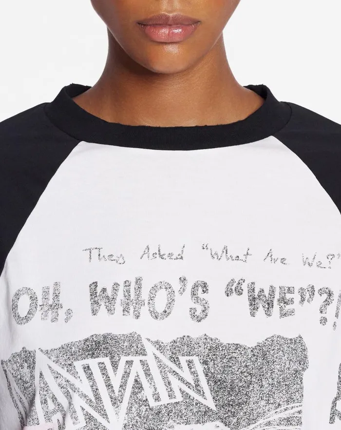 Women Lanvin TShirts and Sweatshirts Lanvin X Future Longsleeved Print Tshirt Black Women Lanvin TShirts and Sweatshirts Lanvin X Future Longsleeved Print Tshirt Black