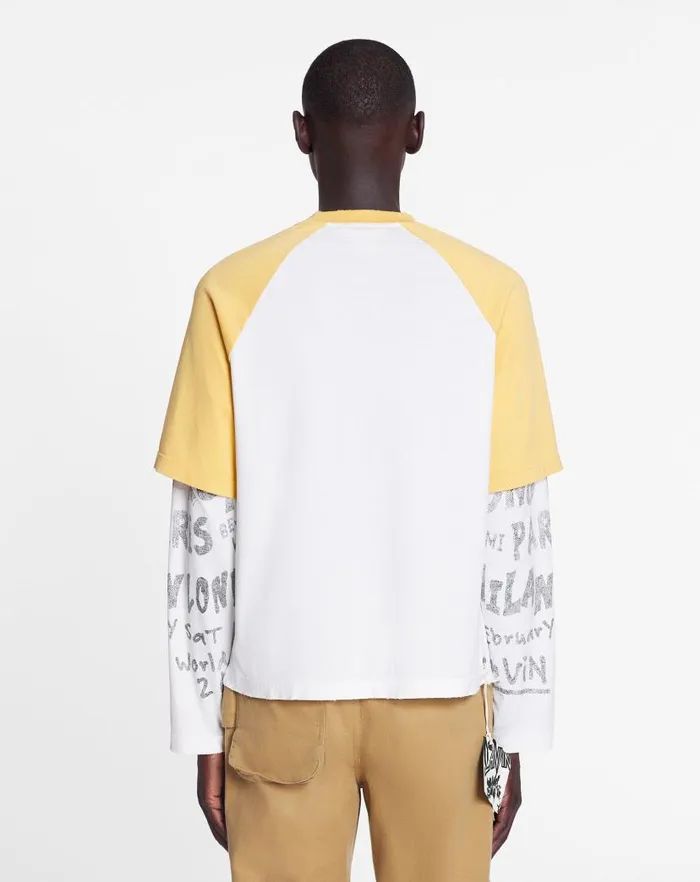 Women Lanvin TShirts and Sweatshirts Lanvin X Future Longsleeved Print Tshirt Corn Women Lanvin TShirts and Sweatshirts Lanvin X Future Longsleeved Print Tshirt Corn