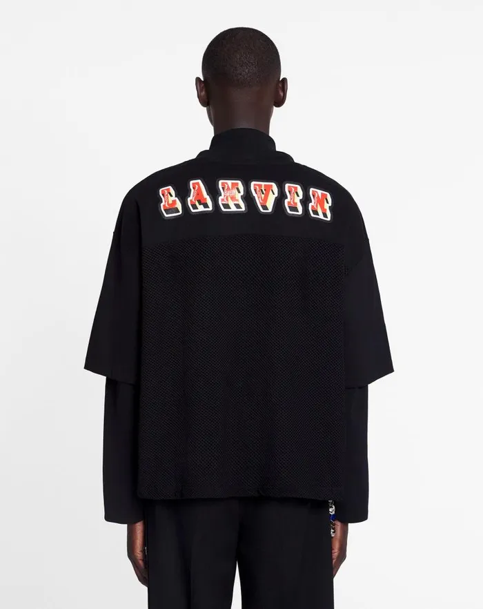 Women Lanvin TShirts and Sweatshirts Lanvin X Future Loosefit Mesh Tshirt Black Women Lanvin TShirts and Sweatshirts Lanvin X Future Loosefit Mesh Tshirt Black