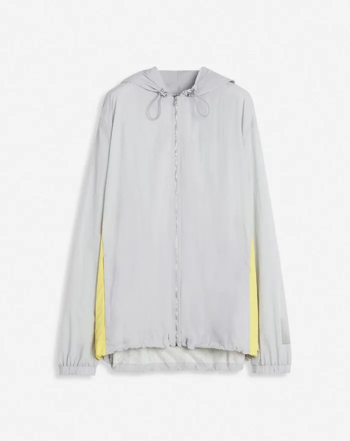 Women Lanvin TShirts and Sweatshirts Lanvin X Future Zipped Hoodie With Contrasting Stripes Eagle Grey Women Lanvin TShirts and Sweatshirts Lanvin X Future Zipped Hoodie With Contrasting Stripes Eagle Grey