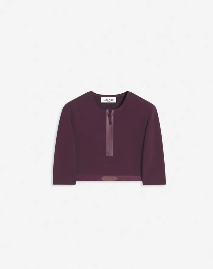 Women Lanvin TShirts and Sweatshirts Sportswear Top Burgundy