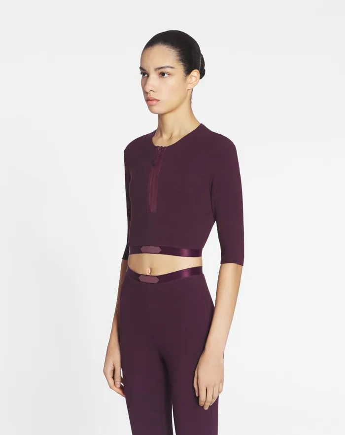 Women Lanvin TShirts and Sweatshirts Sportswear Top Burgundy Women Lanvin TShirts and Sweatshirts Sportswear Top Burgundy