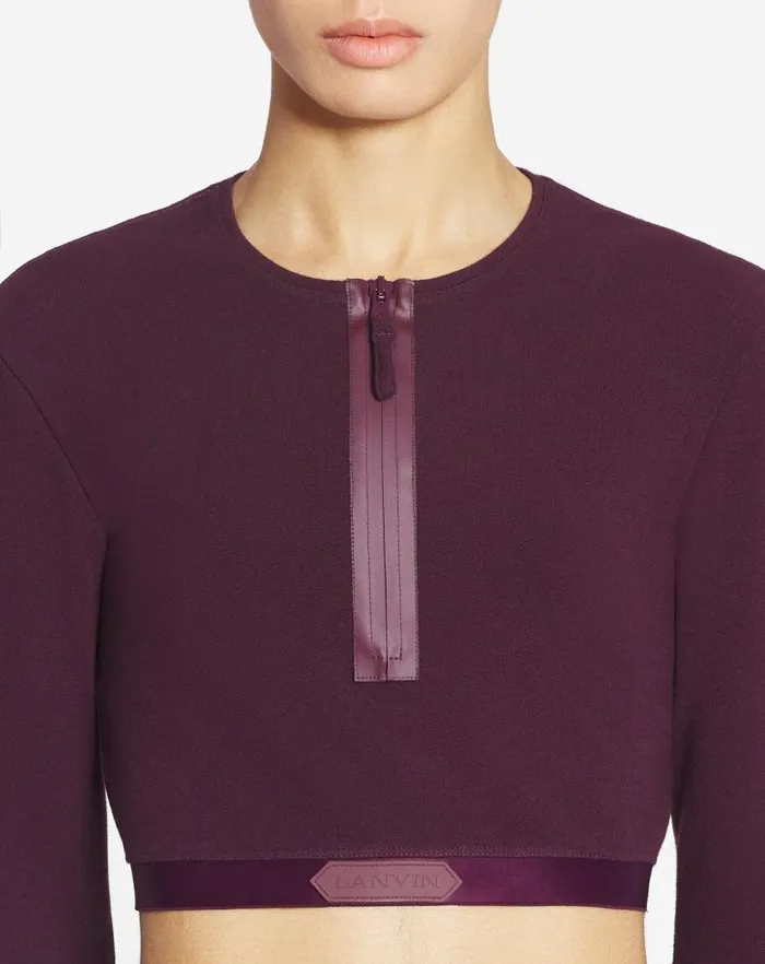 Women Lanvin TShirts and Sweatshirts Sportswear Top Burgundy Women Lanvin TShirts and Sweatshirts Sportswear Top Burgundy
