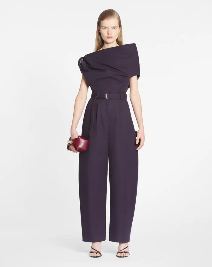 Women Lanvin Tops Asymmetrical Top Japanese Ink Women Lanvin Tops Asymmetrical Top Japanese Ink