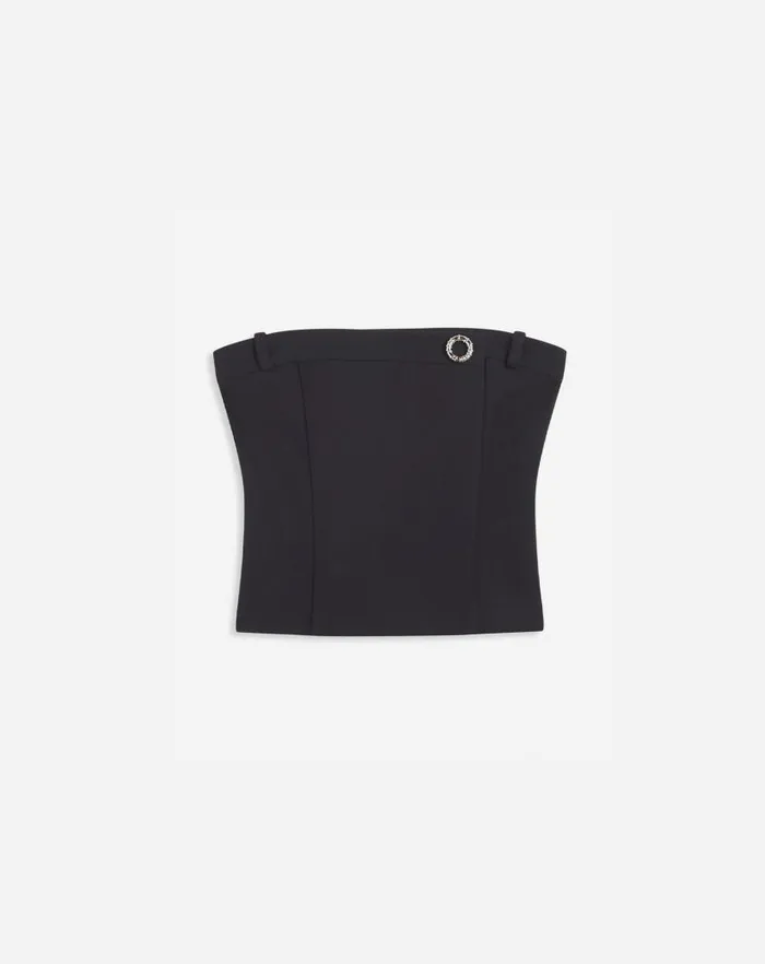 Women Lanvin Tops Bustier Mlodie Jewel Detail Black