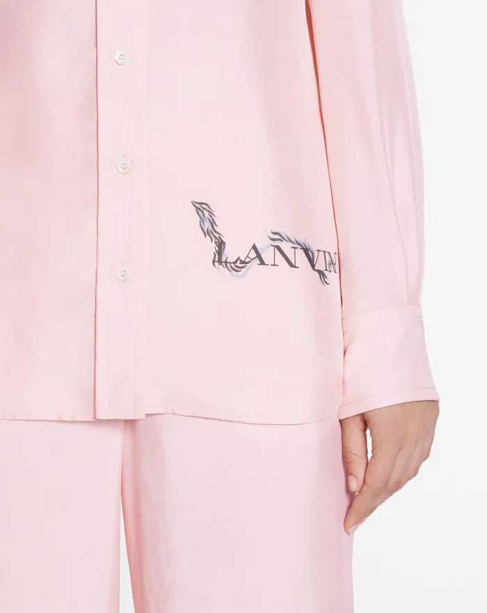 Women Lanvin Tops Classic Fluid Shirt Ros Women Lanvin Tops Classic Fluid Shirt Ros