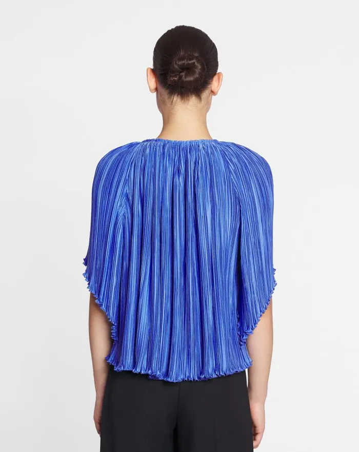 Women Lanvin Tops Shortsleeved Pleated Blouse Dream Women Lanvin Tops Shortsleeved Pleated Blouse Dream